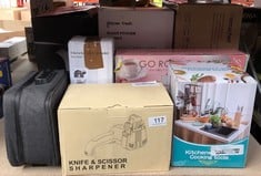 QUANTITY OF KITCHEN & APPLIANCES ITEMS  KNIFE & SCISSOR SHARPENER : LOCATION - B