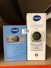 QUANTITY OF BABY & TODDLER ITEMS  VTECH VM919HD BABY MONITOR WITH CAMERA, 360° PAN AND TILT,VIDEO BABY MONITOR WITH 7" 720P HD DISPLAY, 110° WIDE-ANGLE VIEW, HD NIGHT VISION, 1000 FT LONG RANGE, UP T