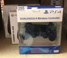 QUANTITY OF TECH & GAMING ITEMS  SONY PLAYSTATION DUALSHOCK 4 CONTROLLER - MIDNIGHT BLUE: LOCATION - C