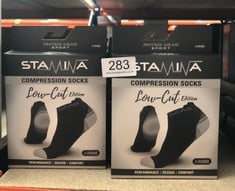 10 X STAMINA COMPRESSION SOCKS : LOCATION - C