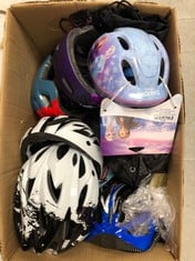 QUANTITY OF SPORTS & EXERCISE ITEMS  VOLARE - BICYCLE HELMET 52-56CM - FROZEN (1028): LOCATION - D