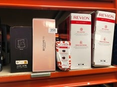 QUANTITY OF HEALTH & BEAUTY ITEMS  REVLON ONE-STEP HAIR DRYER AND VOLUMIZER FOR MID TO LONG HAIR (ONE-STEP, 2-IN-1 STYLING TOOL, IONIC AND CERAMIC TECHNOLOGY, UNIQUE OVAL DESIGN) RVDR5222: LOCATION -