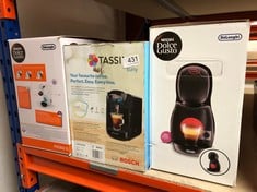 QUANTITY OF KITCHEN & APPLIANCES ITEMS  DELONGHI NESCAFÉ DOLCE GUSTO PICCOLO XS POD CAPSULE COFFEE MACHINE, ESPRESSO, CAPPUCCINO AND MORE, EDG210.B, 0.8 LITERS, BLACK & RED: LOCATION - E