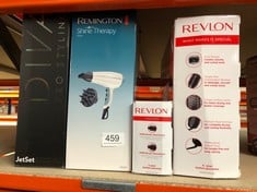 QUANTITY OF HEALTH & BEAUTY ITEMS  REVLON ONE-STEP HAIR DRYER AND VOLUMIZER FOR MID TO LONG HAIR (ONE-STEP, 2-IN-1 STYLING TOOL, IONIC AND CERAMIC TECHNOLOGY, UNIQUE OVAL DESIGN) RVDR5222: LOCATION -