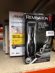 QUANTITY OF HEALTH & BEAUTY ITEMS  REMINGTON BARBA BEARD TRIMMER (ADVANCED CERAMIC BLADES, POP-UP DETAIL TRIMMER, ADJUSTABLE ZOOM WHEEL, 9 LENGTH SETTINGS, COMB ATTACHMENT, CORD OR CORDLESS, 40-MINUT