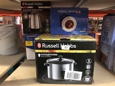 QUANTITY OF KITCHEN & APPLIANCES ITEMS  RUSSELL HOBBS INSPIRE ELECTRIC 1.7L CORDLESS KETTLE (FAST BOIL 3KW, BLACK PREMIUM TEXTURED PLASTIC, HIGH GLOSS FINISH, REMOVABLE WASHABLE ANTI-SCALE FILTER, PU