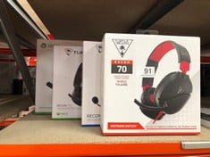 QUANTITY OF TECH & GAMING ITEMS  TURTLE BEACH RECON 70N GAMING HEADSET FOR NINTENDO SWITCH, PS5, PS4, XBOX SERIES X|S, XBOX ONE & PC: LOCATION - A