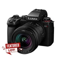 PANASONIC LUMIX DC-S5 II FULL FRAME MIRRORLESS CAMERA WITH 20-60MM F3.5-5.6 LENS, 4K 60P AND 6K 30P, FLIP SCREEN, WI-FI, ACTIVE IS, BLACK. RRP £1800: LOCATION - J RACK