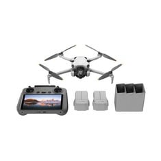 DJI MINI 4 PRO FLY MORE COMBO WITH DJI RC 2 , SCREEN REMOTE CONTROLLER, , FOLDING MINI-DRONE WITH 4K HDR VIDEO CAMERA FOR ADULTS, UNDER 0.549 LBS/249 G, 2 EXTRA BATTERIES RRP £929::: LOCATION - O RAC