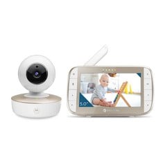 MOTOROLA NURSERY BABY MONITOR WITH CAMERA - NANNY CAM VM50G - BABY CAMERA WITH COLOR DISPLAY, TWO-WAY COMMUNICATION, AND INFRARED NIGHT VISION - 300M RANGE - ZOOM, TILT, AND PAN:: LOCATION - J RACK