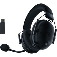 RAZER BLACKSHARK V2 PRO FOR PC - WIRELESS PREMIUM ESPORTS GAMING HEADSET (BLUETOOTH, TRIFORCE TITANIUM 50 MM DRIVERS, HYPERCLEAR SUPERCARDIOID MIC) BLACK. RRP £122: LOCATION - I RACK