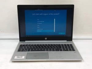 HP PROBOOK 455 G7 128GB LAPTOP.. AMD RYZEN 3 4300U WITH RADEON GRAPHICS 2.70GHZ, 8GB RAM,: LOCATION - E RACK