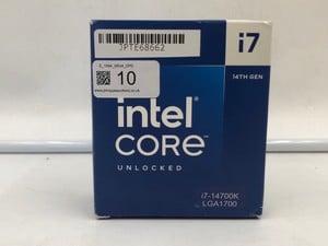 INTEL CORE I7-14700K CPU CHIP. (RRP £365): LOCATION - A RACK