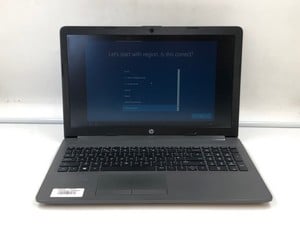 HP 250 G7 NOTEBOOK 128GB LAPTOP: MODEL NO RTL8723BE. INTEL CELERON N4020, 8GB RAM, 15.5" SCREEN: LOCATION - F RACK