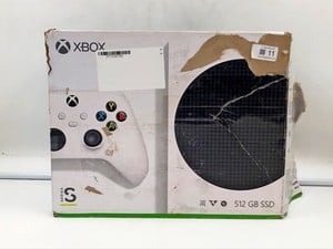 MICROSOFT XBOX SERIES S 512GB GAMES CONSOLE (RRP - £220).: LOCATION - A RACK