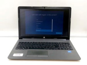 HP 250 G7 NOTEBOOK 128GB LAPTOP: MODEL NO TPN-C135. INTEL CELERON N4020, 4GB RAM, 15.5" SCREEN: LOCATION - I RACK