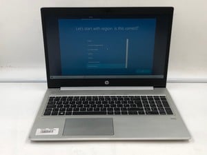 HP PROBOOK 455 G7 128GB LAPTOP.. AMD RYZEN 3 4300U WITH RADEON GRAPHICS, 8GB RAM,: LOCATION - K RACK