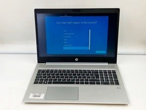 HP PROBOOK 455 G7 128GB LAPTOP.. AMD RYZEN 3 4300U WITH RADEON GRAPHICS, 8GB RAM,: LOCATION - K RACK