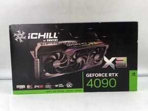 INNO3D GEFORCE RTX 4090 ICHILL X3 24GB GDDR6X GRAPHICS CARD.: LOCATION - A RACK