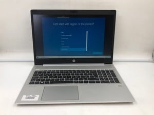 HP PROBOOK 455 G7 128GB LAPTOP: MODEL NO HSN-Q25C. AMD RYZEN 3 4300U, 8GB RAM,: LOCATION - L RACK