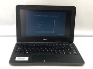 DELL LATITUDE 3190 64GB STORAGE LAPTOP: MODEL NO P26T004. INTEL CELERON N4120, 4GB RAM,: LOCATION - L RACK