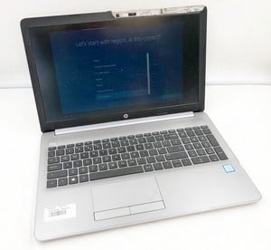 HP 250 G7 NOTEBOOK 256GB LAPTOP: MODEL NO TPN-C135. INTEL CORE I5-8265U, 8GB RAM (SMASH/SALVAGE/SPARES): LOCATION - M RACK