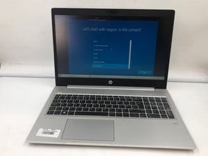 HP PROBOOK 455 G7 128GB LAPTOP.. AMD RYZEN 3 4300U WITH RADEON GRAPHICS, 8GB RAM,: LOCATION - M RACK