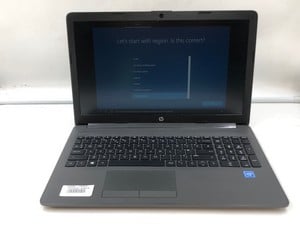 HP 250 G7 NOTEBOOK 256GB LAPTOP: MODEL NO TPN-C135. INTEL CELERON N4020, 8GB RAM,: LOCATION - M RACK