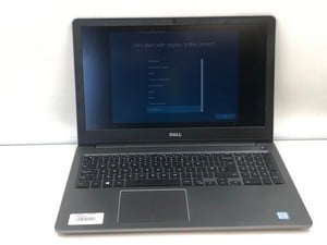 DELL VOSTRO 5568 256GB LAPTOP.. INTEL CORE I5-7200U, 8GB RAM,: LOCATION - N RACK