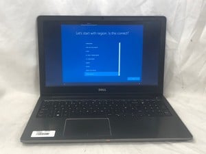 DELL VOSTRO 5568 256GB LAPTOP.. INTEL CORE I7-7200U, 8GB RAM,: LOCATION - O RACK