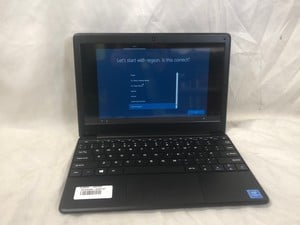 GEOBOOK 1E 64GB LAPTOP.. INTEL CELERON N3450, 4GB RAM, 11.6" SCREEN: LOCATION - O RACK