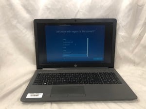 HP 250 G7 NOTEBOOK 128GB LAPTOP: MODEL NO RTL8821CE. INTEL CELERON N4020, 4GB RAM, 15.5" SCREEN: LOCATION - P RACK