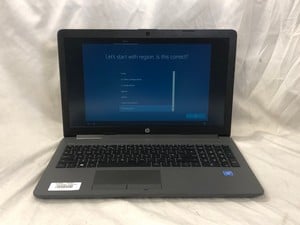 HP 250 G7 NOTEBOOK 128GB LAPTOP: MODEL NO RTL8821CE. INTEL CELERON N4020, 4GB RAM, 15.5" SCREEN: LOCATION - P RACK