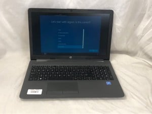 HP 250 G7 NOTEBOOK 128GB LAPTOP: MODEL NO TPN-C135. INTEL CELERON N4020, 8GB RAM, 15.5" SCREEN: LOCATION - Q RACK