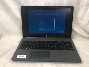 HP 250 G7 NOTEBOOK 128GB LAPTOP.. INTEL CELERON N4020, 8GB RAM, 15.5" SCREEN: LOCATION - Q RACK