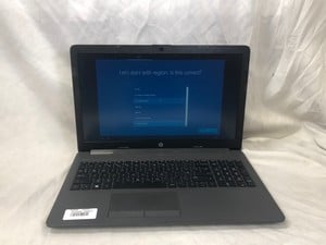 HP 250 G7 NOTEBOOK 128GB LAPTOP.. INTEL CELERON N4020, 8GB RAM, 15.5" SCREEN: LOCATION - Q RACK