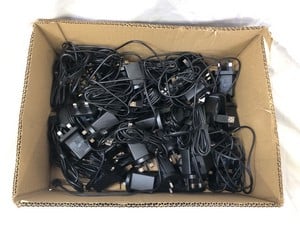 QUANTITY OF ASSORTED POWER SUPPLIES TO INCLUDE NOW TV MICRO USB  : LOCATION - Q RACK