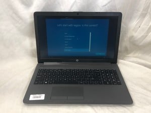 HP 250 G7 NOTEBOOK 128GB LAPTOP: MODEL NO RTL8821CE. INTEL CELERON N4020, 4GB RAM, 15.5" SCREEN: LOCATION - R RACK