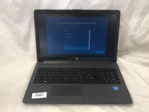 HP 250 G7 NOTEBOOK 128GB LAPTOP: MODEL NO RTL8821CE. INTEL CELERON N4020, 4GB RAM, 15.5" SCREEN: LOCATION - R RACK