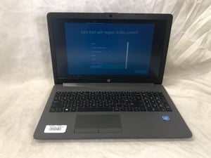 HP 250 G7 NOTEBOOK 128GB LAPTOP.. INTEL CELERON N4020, 4GB RAM, 15.5" SCREEN: LOCATION - S RACK