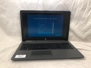 HP 250 G7 NOTEBOOK PC 128GB LAPTOP: MODEL NO TPN-C135. INTEL CELERON N4020, 8GB RAM,: LOCATION - S RACK