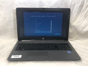 HP 250 G7 NOTEBOOK 128GB LAPTOP: MODEL NO TPN-C135. INTEL CELERON N4020, 4GB RAM,: LOCATION - S RACK