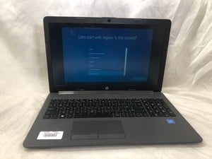 HP 250 G7 NOTEBOOK 128GB LAPTOP: MODEL NO TPN-C135. INTEL CELERON N4020, 8GB RAM,: LOCATION - S RACK