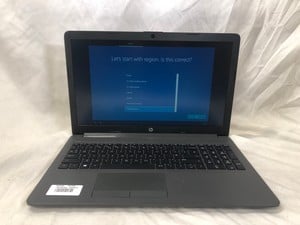 HP 250 G7 NOTEBOOK 128GB LAPTOP: MODEL NO TPN-C135. INTEL CELERON N4020, 8GB RAM,: LOCATION - S RACK