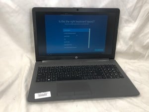 HP 250 G7 NOTEBOOK 128GB LAPTOP: MODEL NO TPN-C135. INTEL CELERON N4020, 4GB RAM,: LOCATION - T RACK