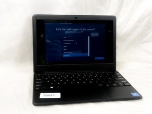 GEOBOOK 1E 64GB LAPTOP.. INTEL CELERON N3450, 4GB RAM, 11.5" SCREEN: LOCATION - T RACK