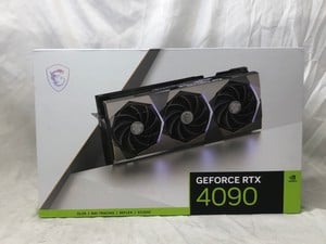 MSI SUPRIMX GEFORCE RTX 4090 24GB GDDR6X GRAPHICS CARD. (SMASHED / SALVAGE / SPARES): LOCATION - T RACK