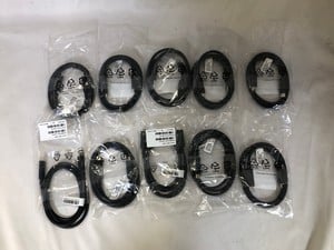 10X LENOVO 1M USB C TO C CABLE CABLE: MODEL NO SC11B41470:: LOCATION - U RACK