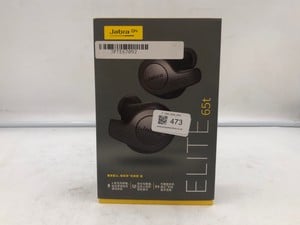 JABRA ELITE 65T BLUETOOTH EARBUDS: MODEL NO 100-99000000-60:: LOCATION - V RACK