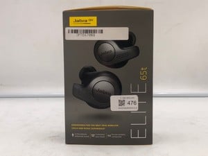 JABRA ELITE 65T BLUETOOTH EARBUDS: MODEL NO 100-99000000-60:: LOCATION - V RACK